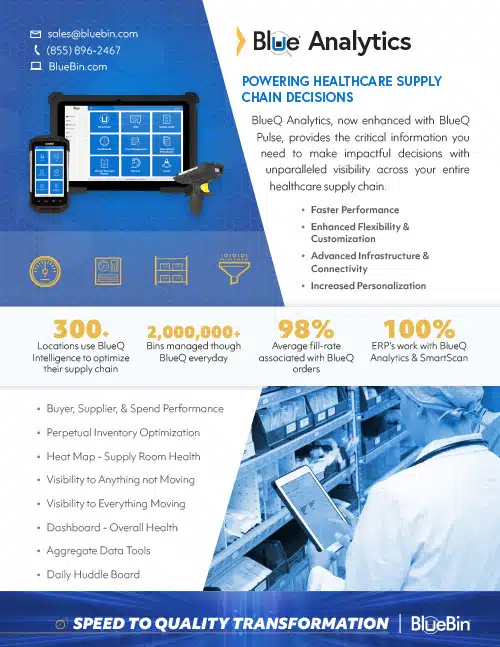 BlueQ Analytics one-sheet