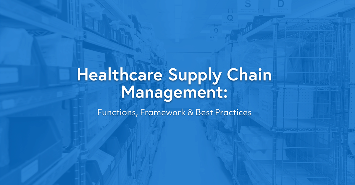 healthcare supply chain management guide